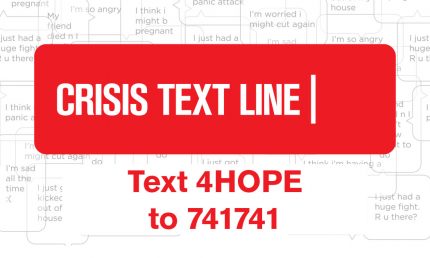 crisis text line crisis text line